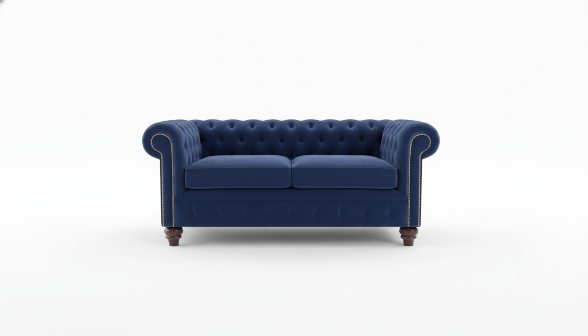 Sofa Luxus Leder Textil Chesterfield Couch Sofas Deko Polster 3 Sitzer