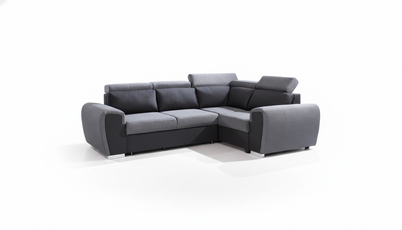 Sofa Schlafsofa Designer Sofa mit Bettfunktion - Bettkasten Couch Ecksofa