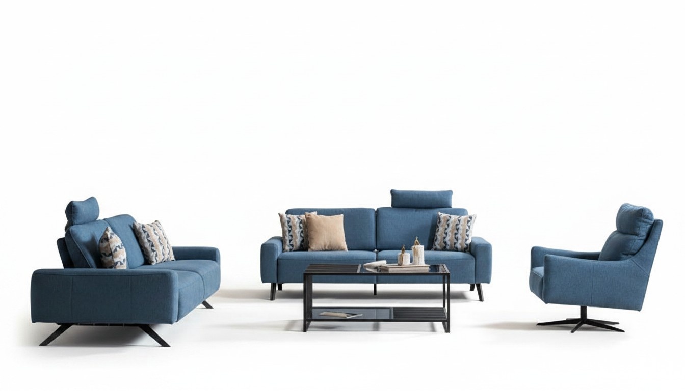 Sofagarnitur 2+2+1 Sitzer Set Design Sofa Polster Couchen Couch Modern Garnitur