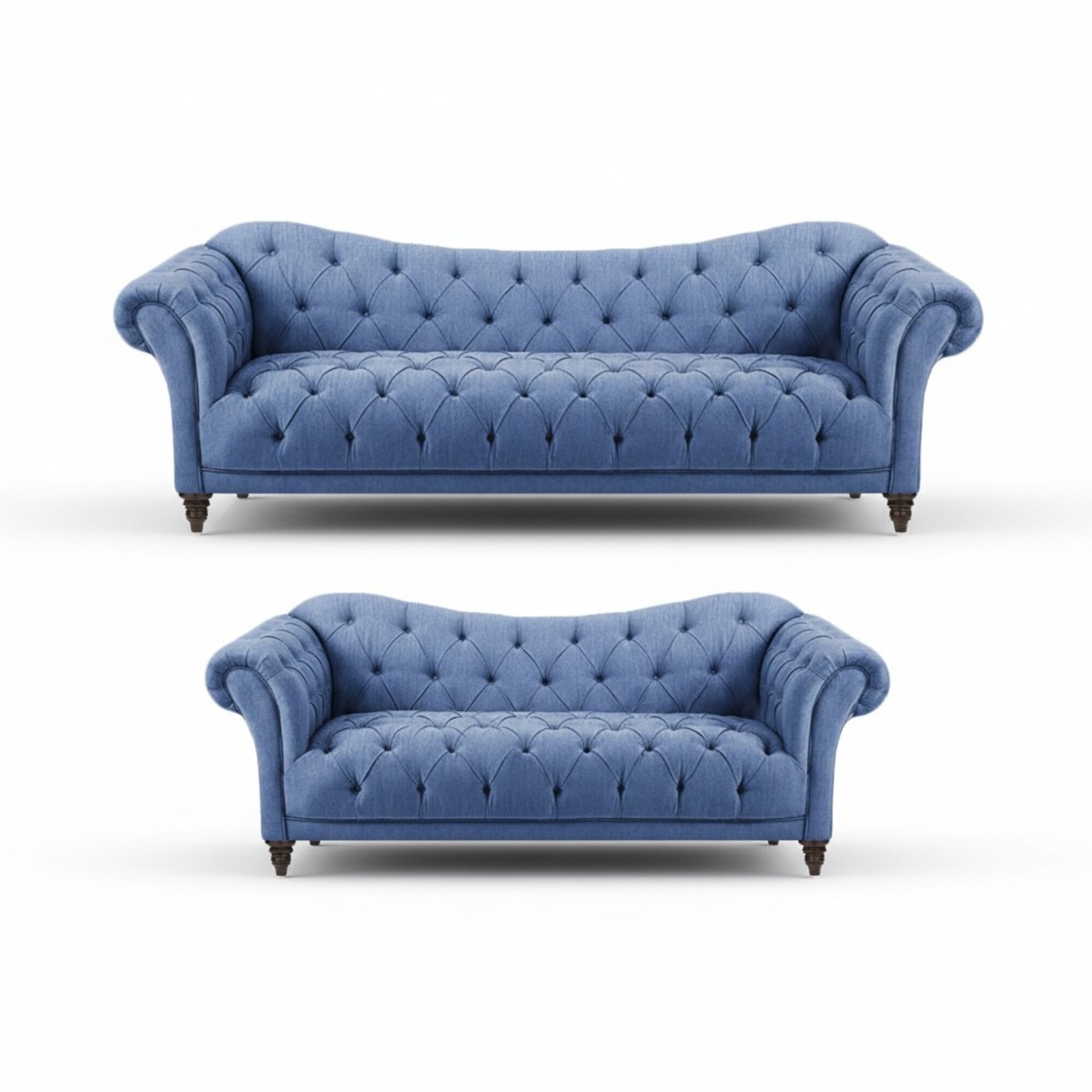 Sofagarnitur 2tlg Modern Luxus Sofas Set Chesterfield Wohnzimmer Neu