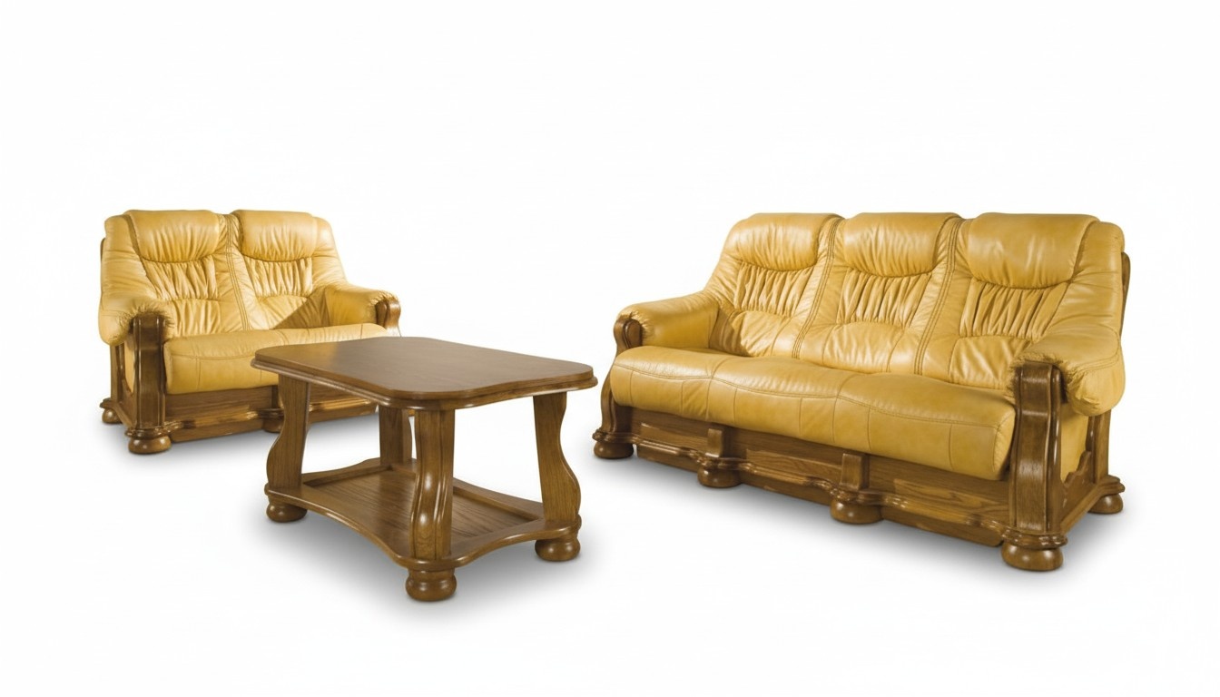 Sofagarnitur 3+1 Sitzer Klassischer Wohnlandschaft Sofas Couchen Polster