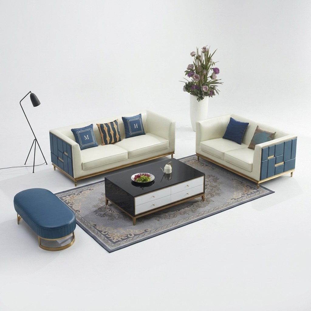 Sofagarnitur 3+2 Sitzer Klassische Garnitur Sitzgruppe Sofa Couchen