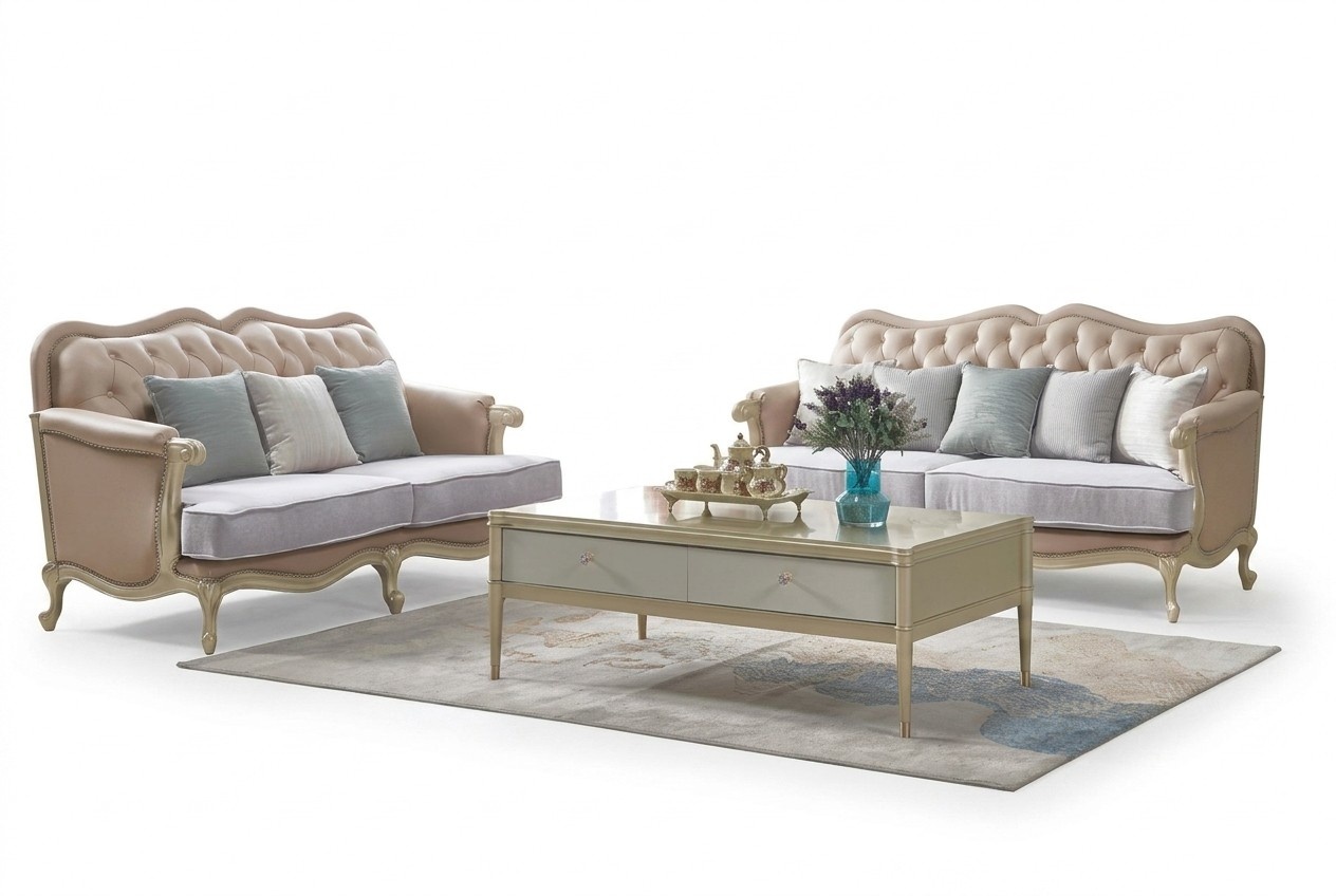 Sofagarnitur 3+2 Sitzer Modern Designer Wohnzimmer Sofas Couchen