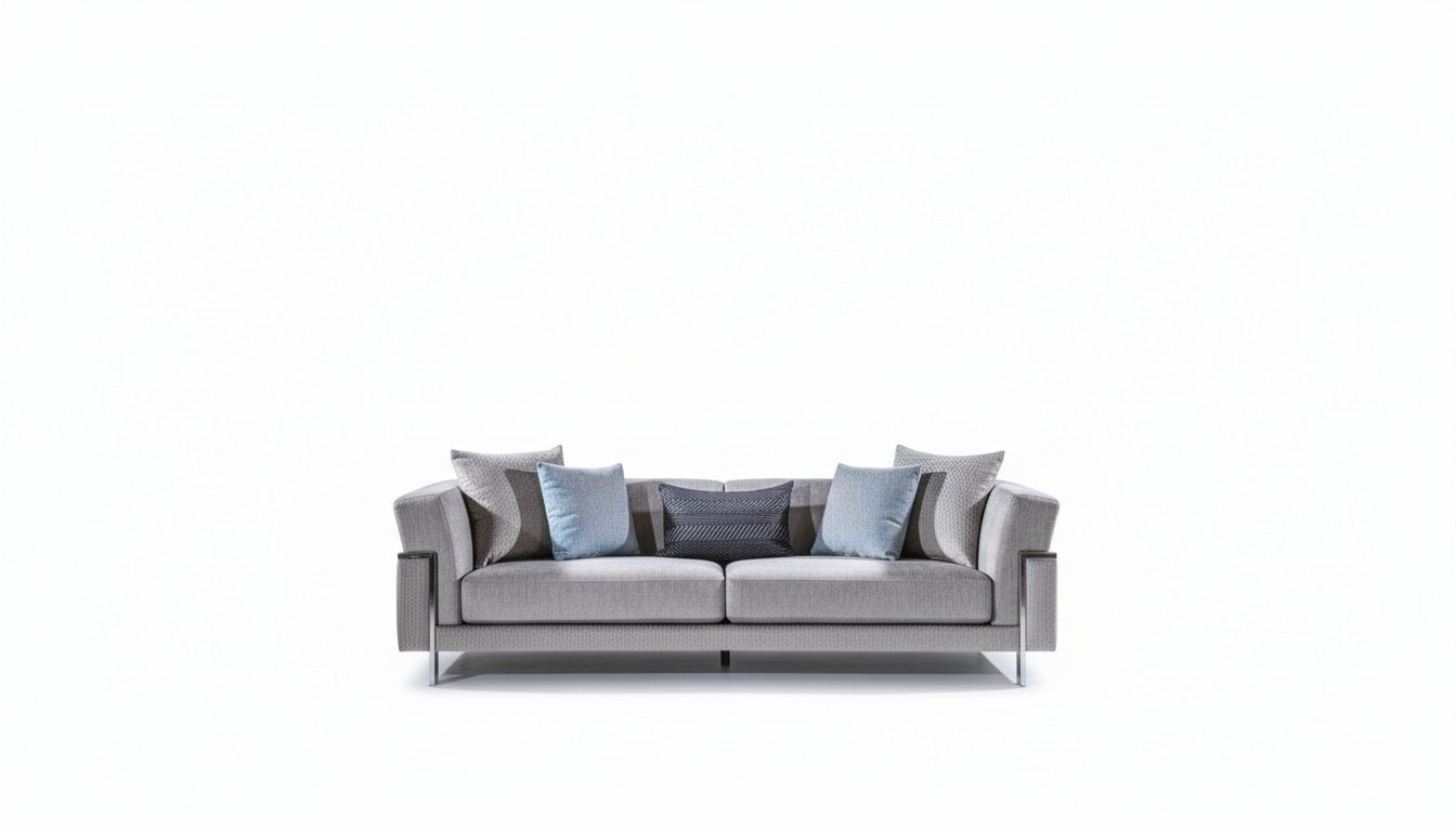 Sofagarnitur 3+3+1 Anrichte Spiegel Couchtisch Sitzer Garnitur Design