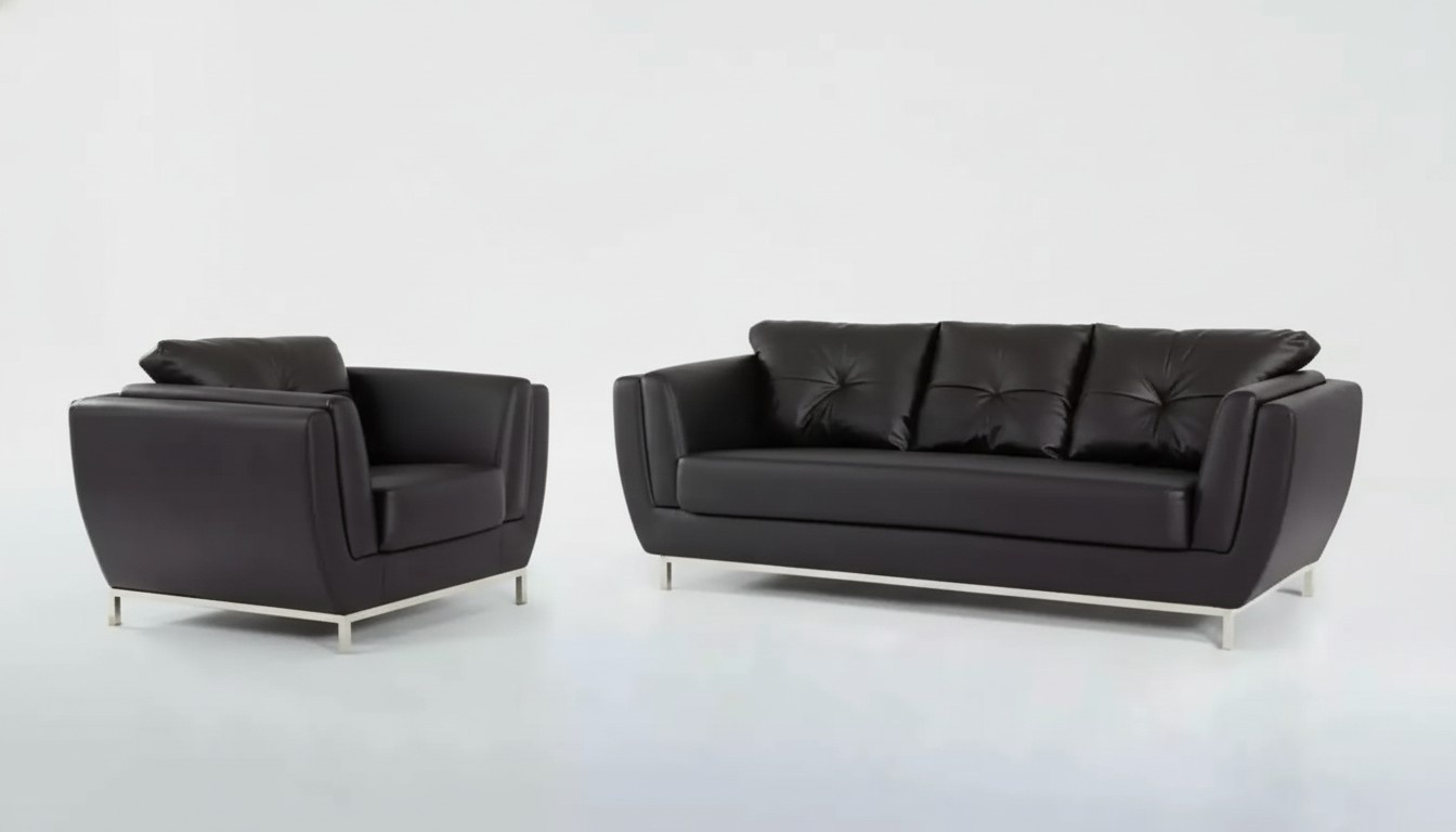 Sofagarnitur Sofa Luxus 3+1 Sessel Dreisitzer Sessel Sitzer Garnitur Modern