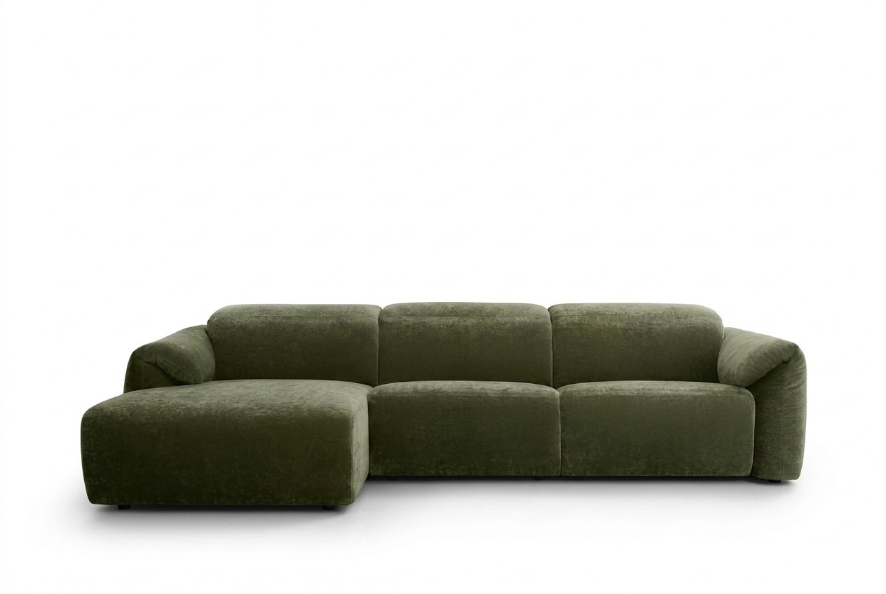 Sofas Textilsofa Couch Wohnlandschaft Sofa Sitz Esk Ecksofa L-form Italien Neu