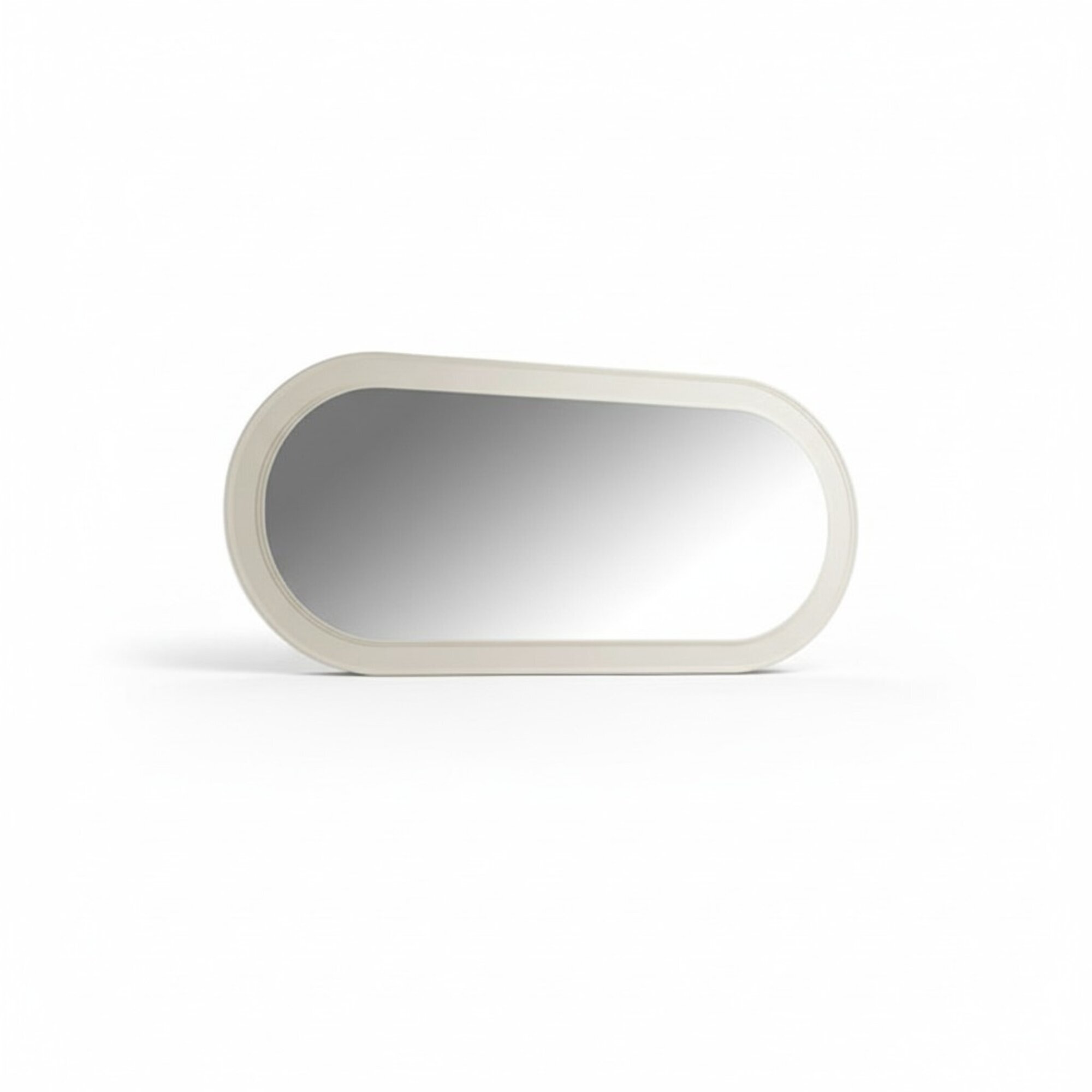 Spiegel Holzrahmen Großer Wandspiegel Klassischer Design Oval Holz