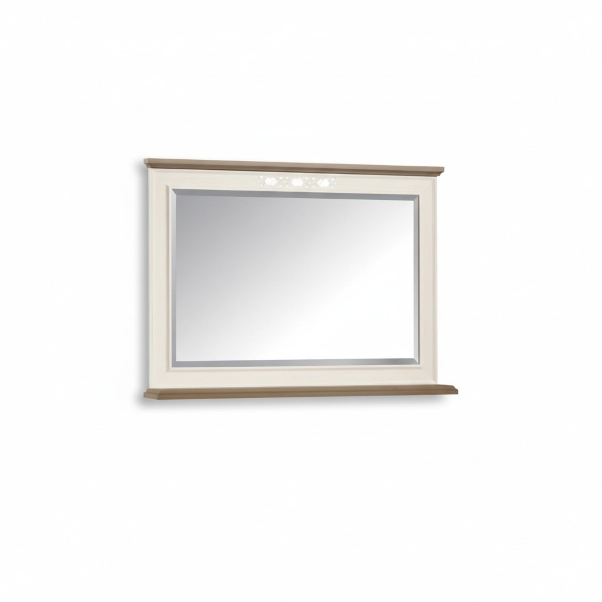 Spiegel Holzrahmen Wandspiegel Klassischer Designer Spiegel 97x70cm