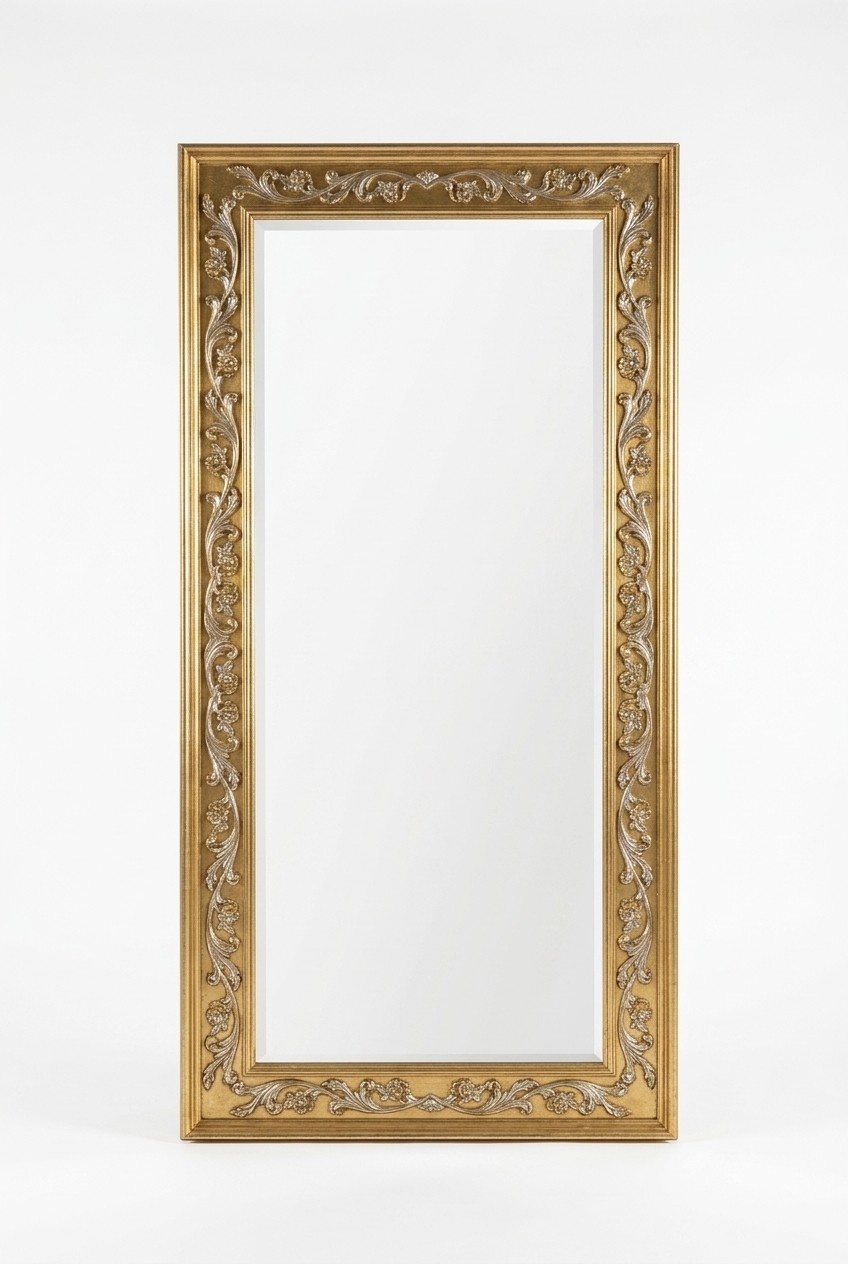 Spiegel Wandspiegel Barock Rokoko Dielen Wohnzimmer Bad Holz Glas Design SP 6420