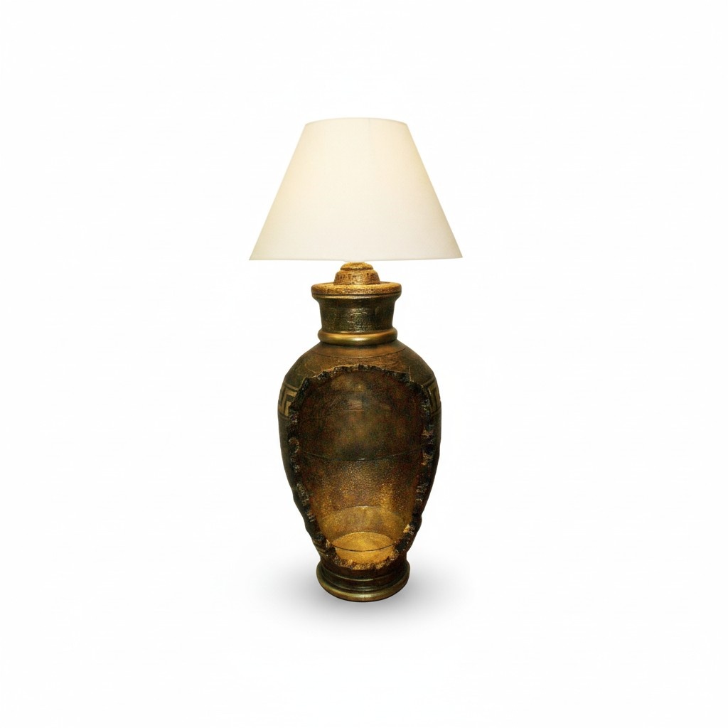 Stehlampe Stehleuchte Leuchte Vase Designer Antik Stand Leuchten