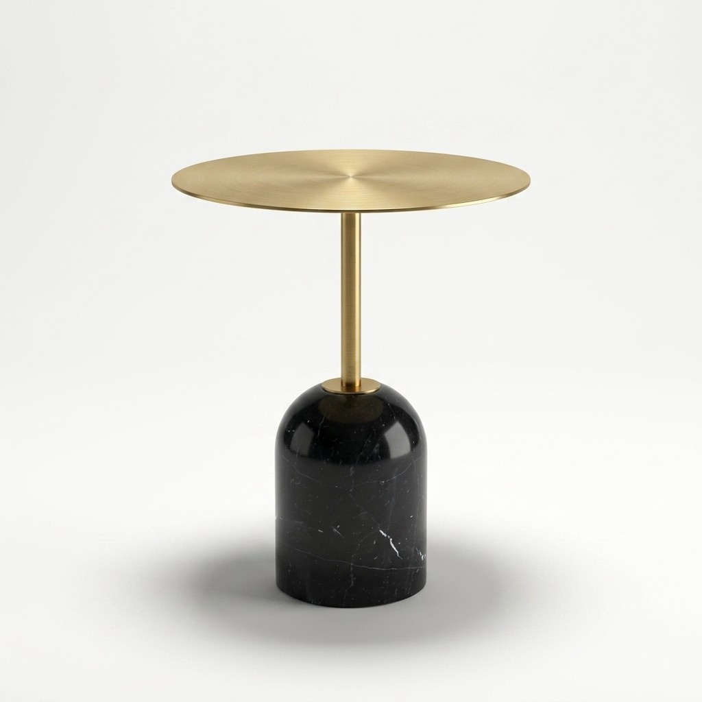 Stilvoller Couchtisch Runder Kaffeetisch Beistelltische Luxus Möbel Neu