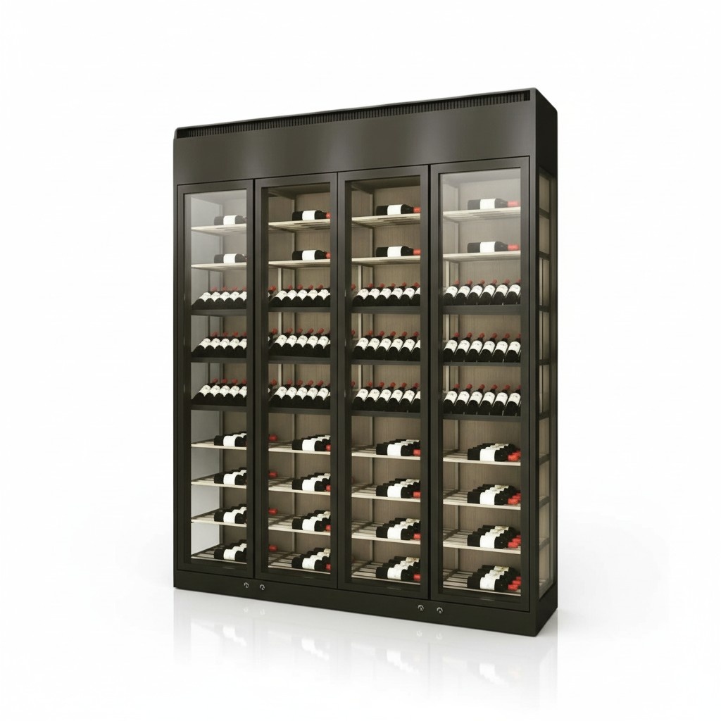 Temperierter Weinschrank Weinkühlschrank Weinklimaschrank Weinmöbel Weinablage