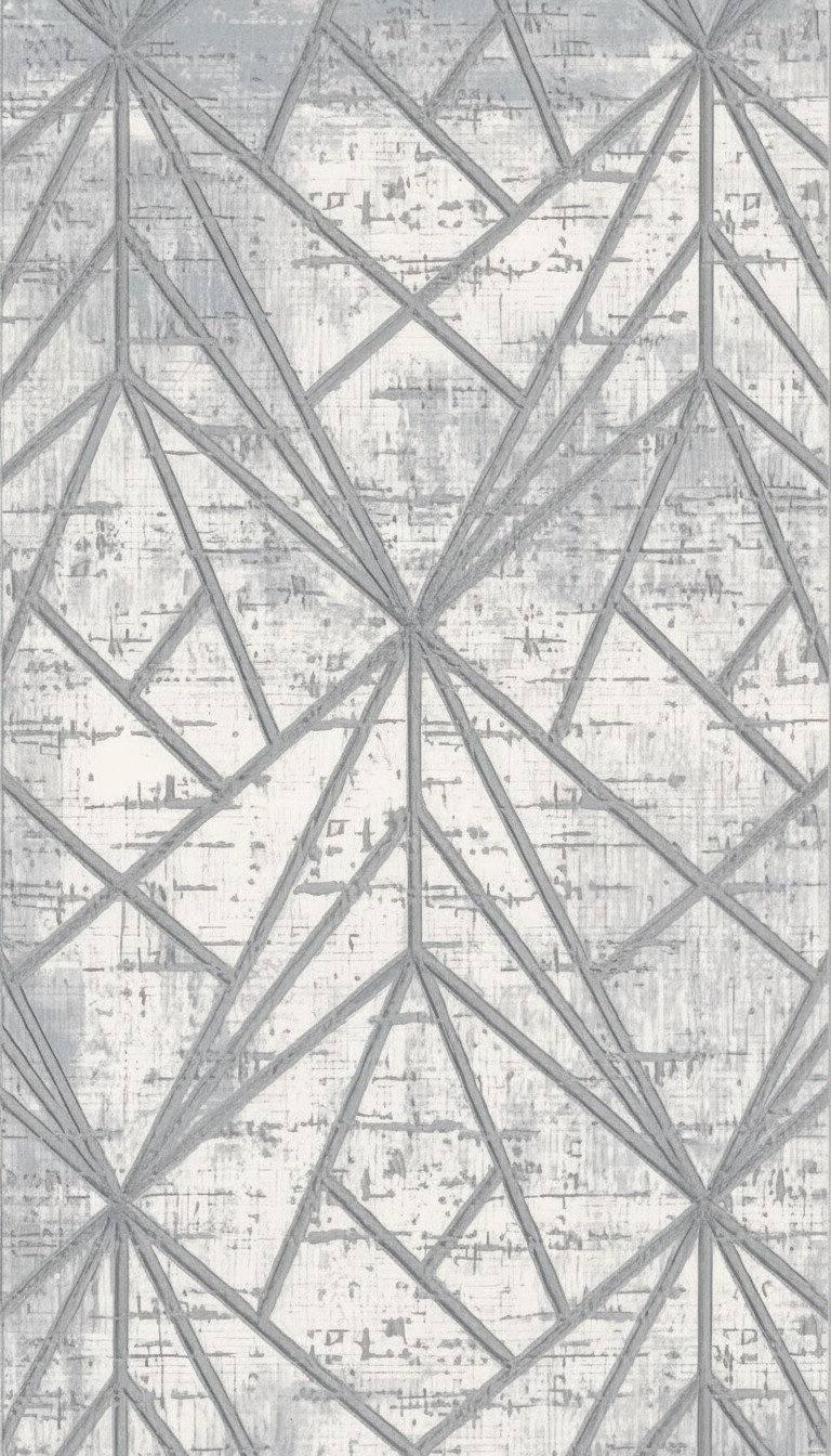 Teppich Kurz Flor Geometrisches Abstrakt Linien Muster Grau Wohnzimmer Teppiche