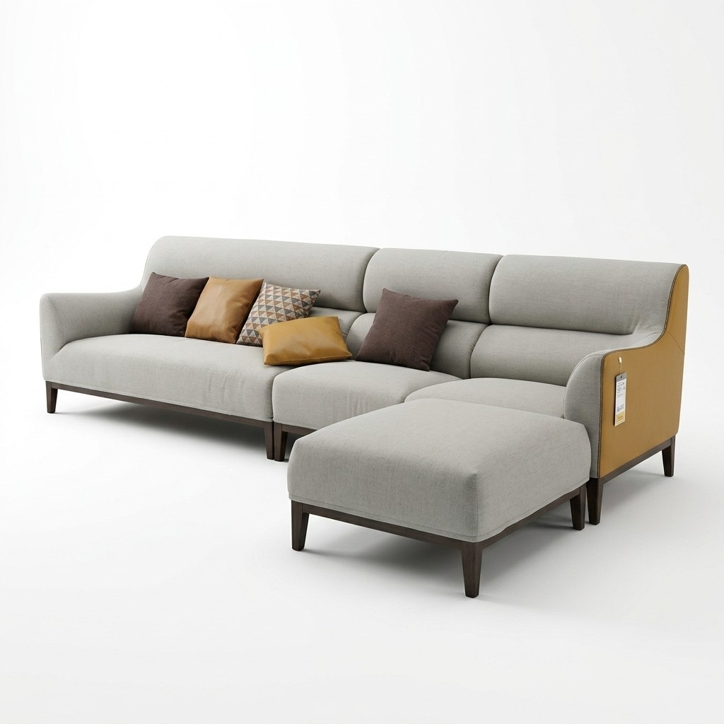 Textil Sofa Couch Polster Sitz Garnitur Wohn Landschaft Sofas Couchen L Form Neu