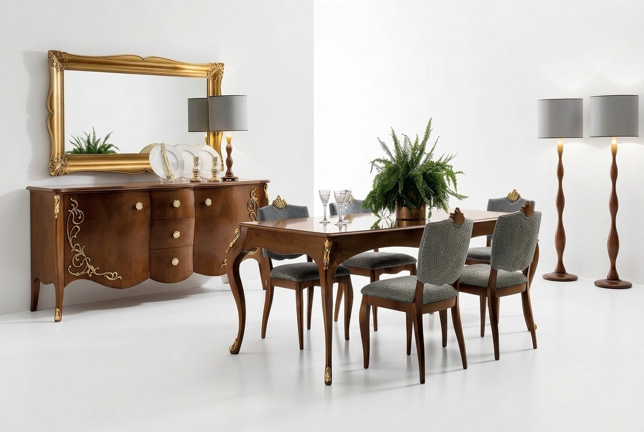 Tisch Echtes Holz Klassische Barock Antik Stil Esstisch Tische Echtes Holz