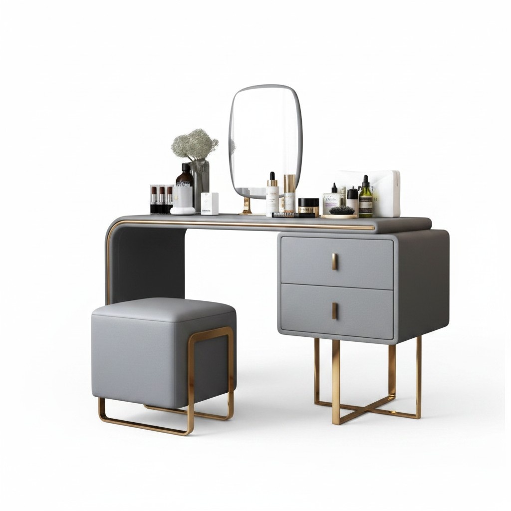 Tisch Modern Konsole Spiegel. Kommode Schminktisch Schlafzimmer