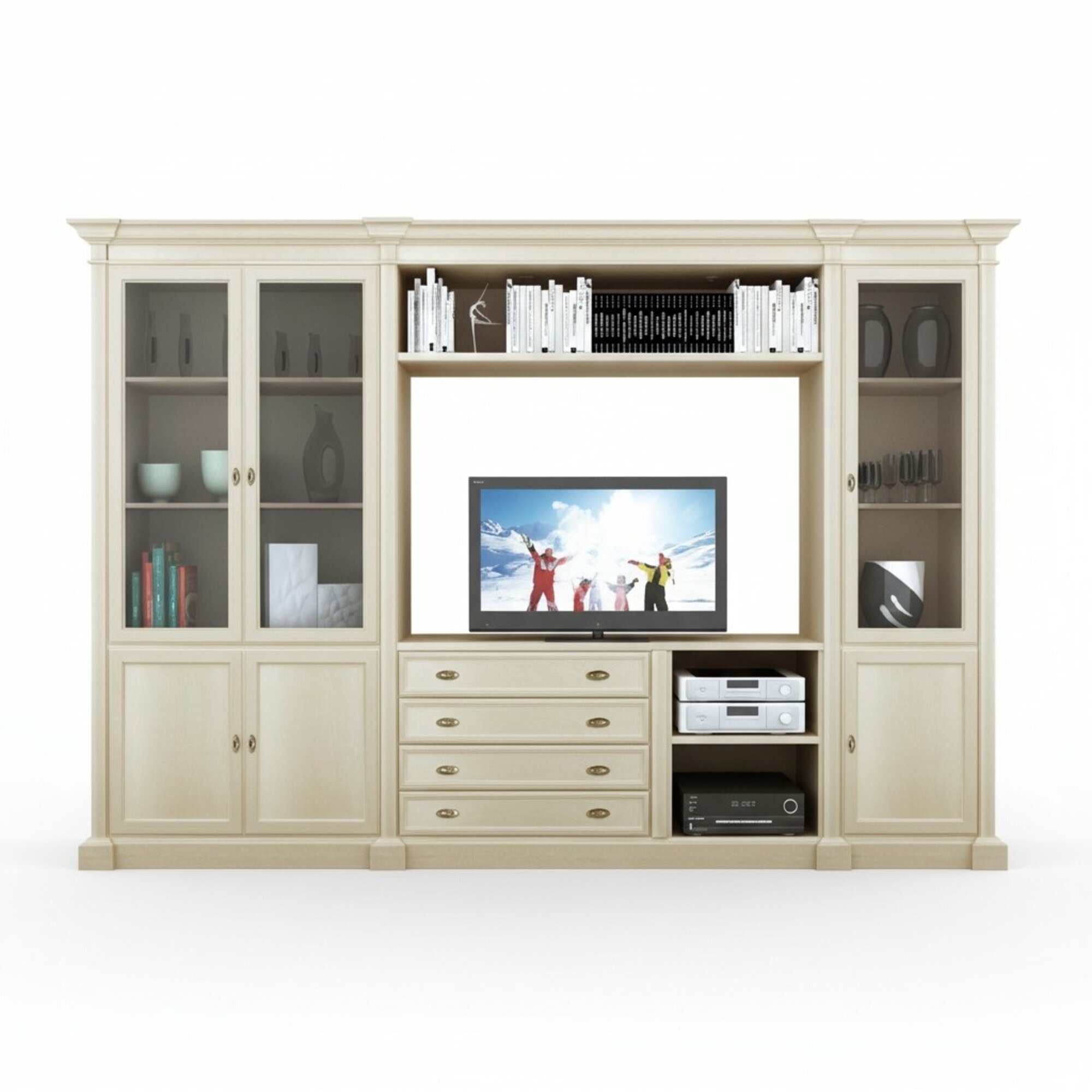 tv Schrank Wandschränke Regal Holz Wohnzimmer Möbel Neu Wohnzimmer Wandregal