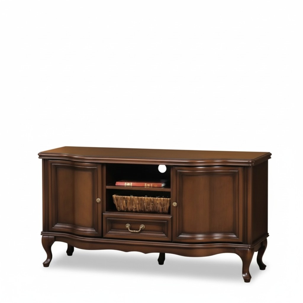 TV Ständer RTV Lowboard Wohnwand Sideboard Holz Modern Design