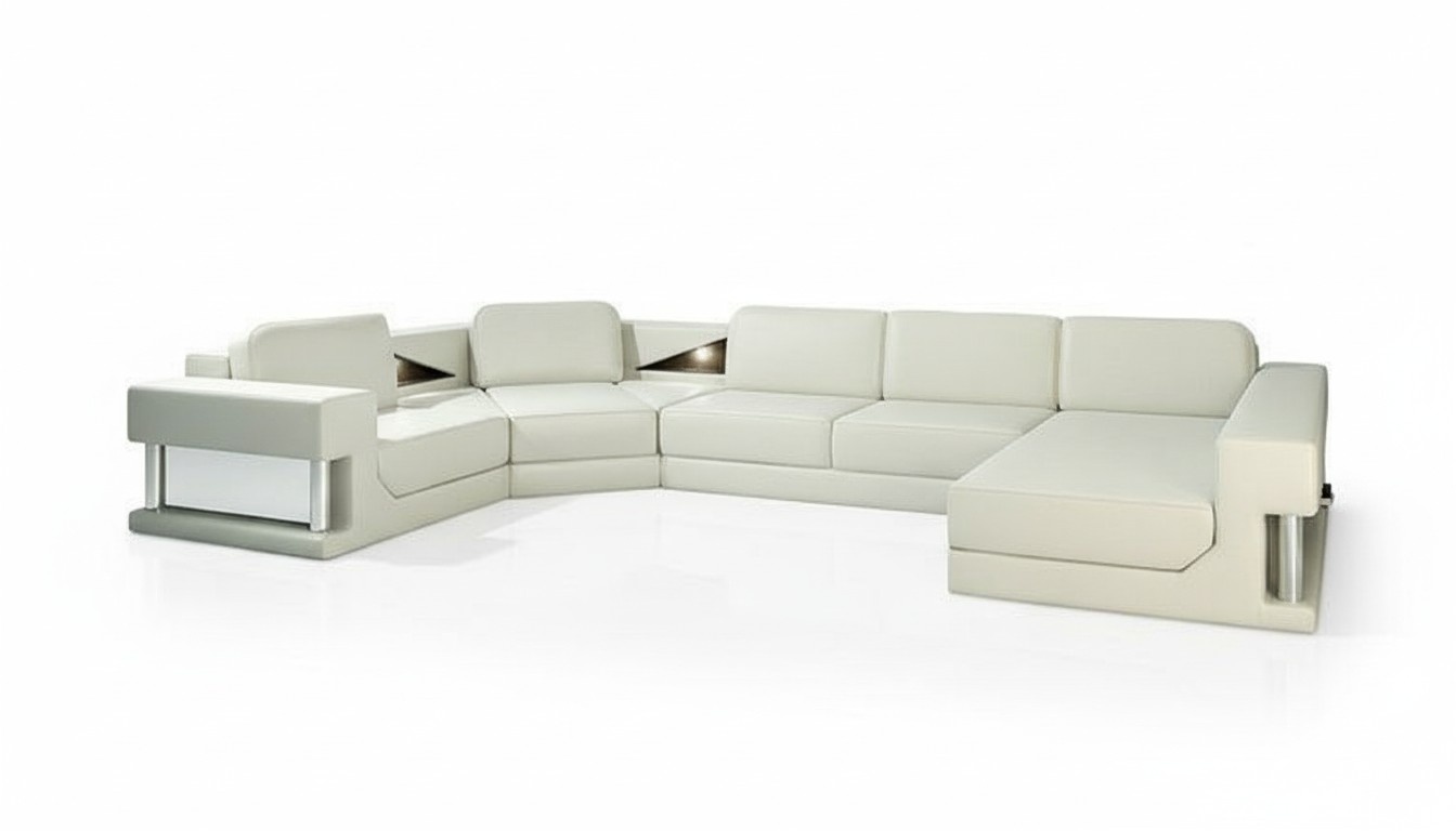 U Form Couchen Möbel Sofas Ecksofa Sofa Couch Polster Bettfunktion Couch Neu