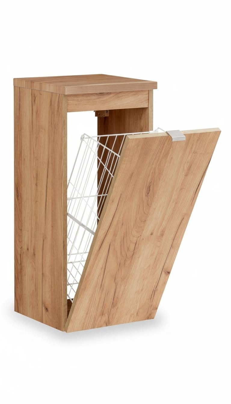 Universeller Hängeschrank mit Wäschekorb