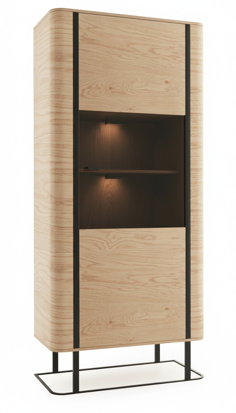 Vitrine Aktenschrank Schrank Vitrinen Büro Wohnzimmer Hochschrank