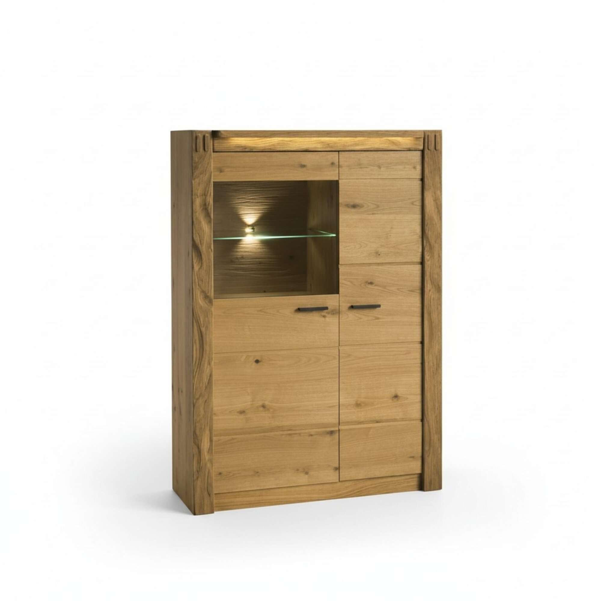 Vitrine Anrichte Schrank Regal Modern Stil Wohnzimmer Deko Kommoden Glas