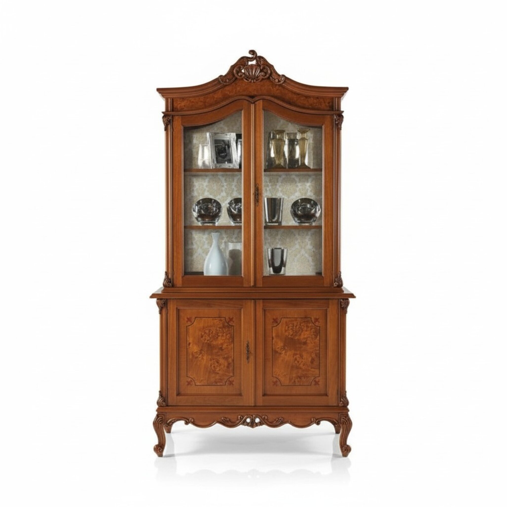 Italienische Vitrine Möbel Vitrinen Anrichte Schrank Glas Design Schränke
