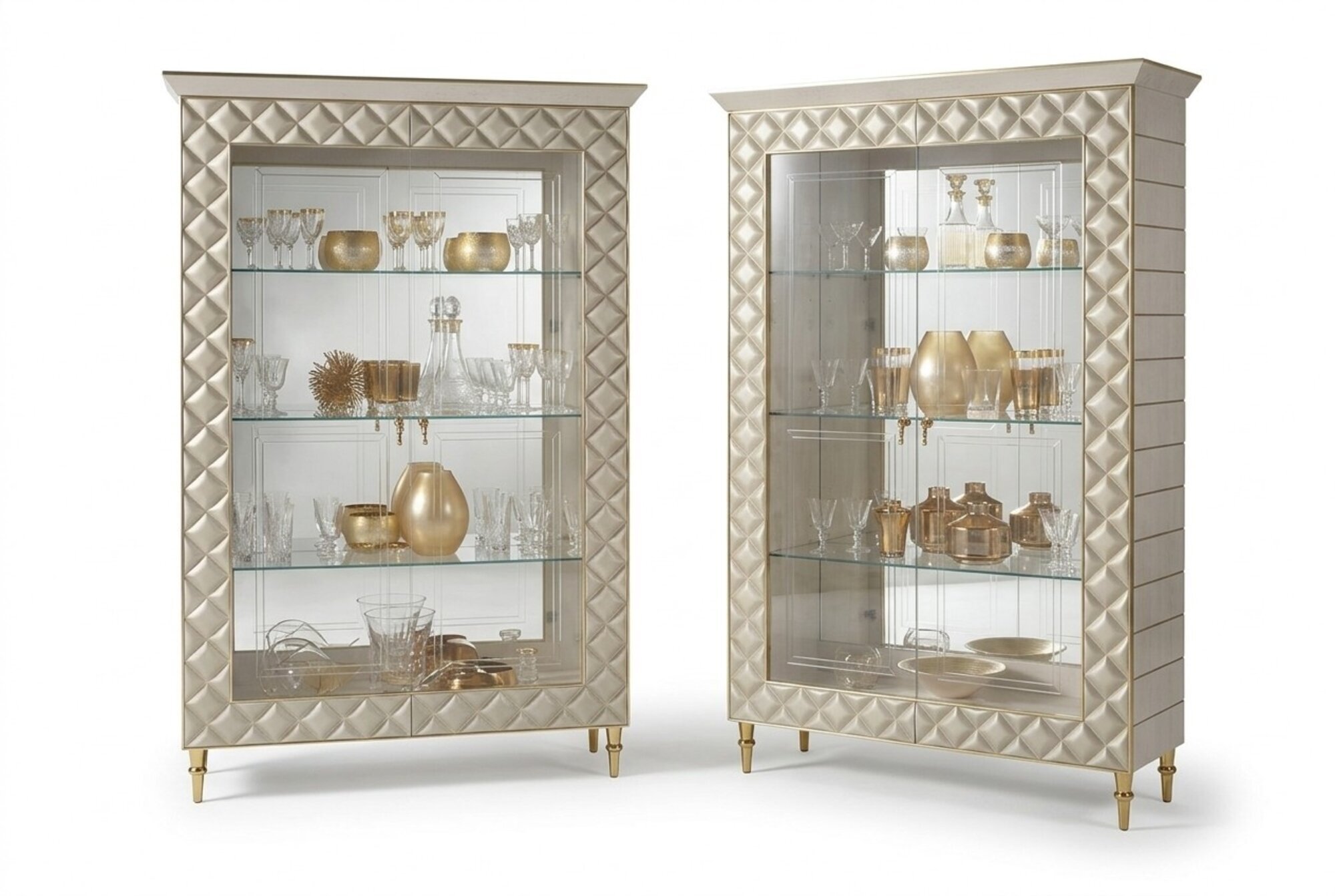VITRINE Schrank Glasschrank Designer Möbel Deko Rokoko Barock Jugendstil