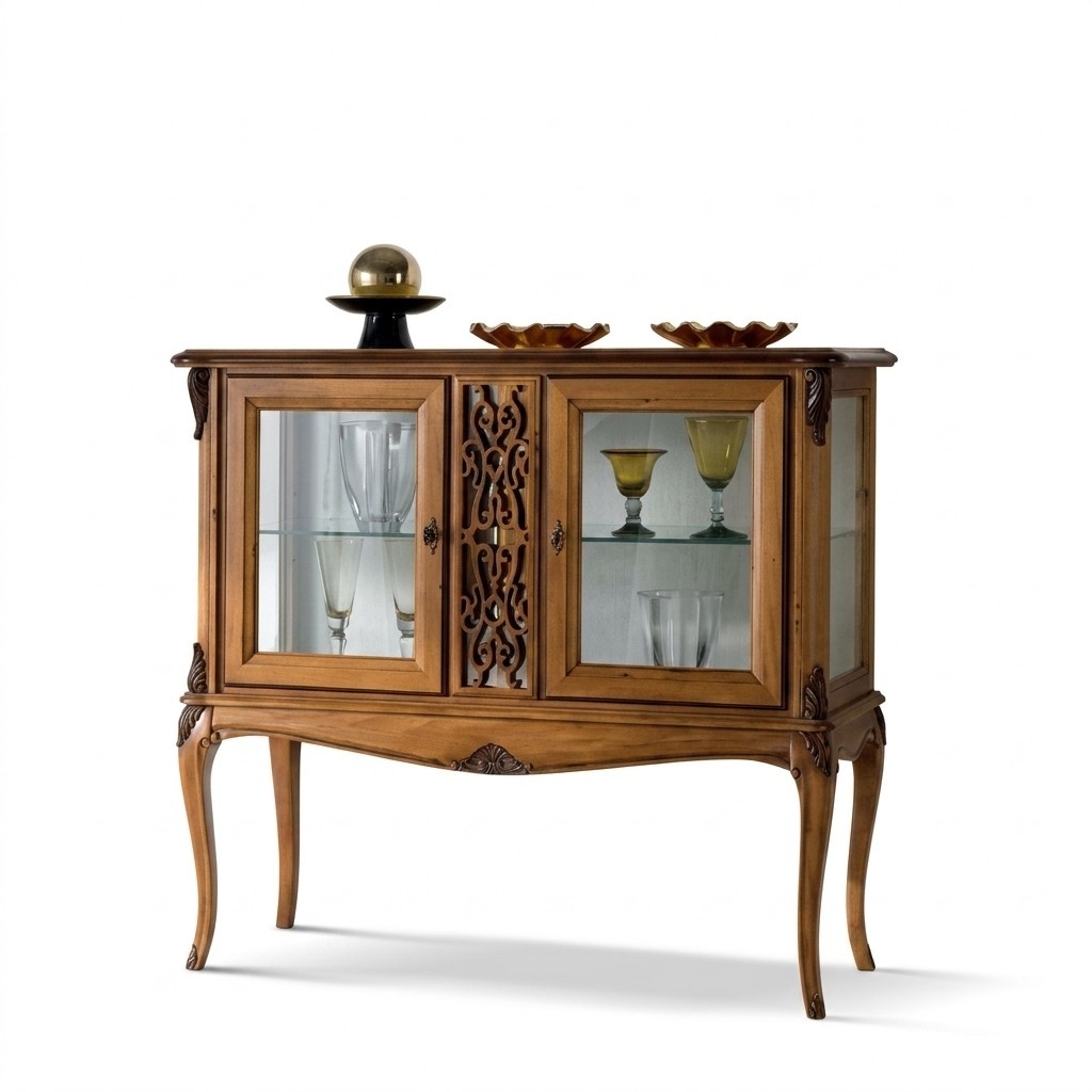 Exklusiver Klassischer Barschrank in Braun
