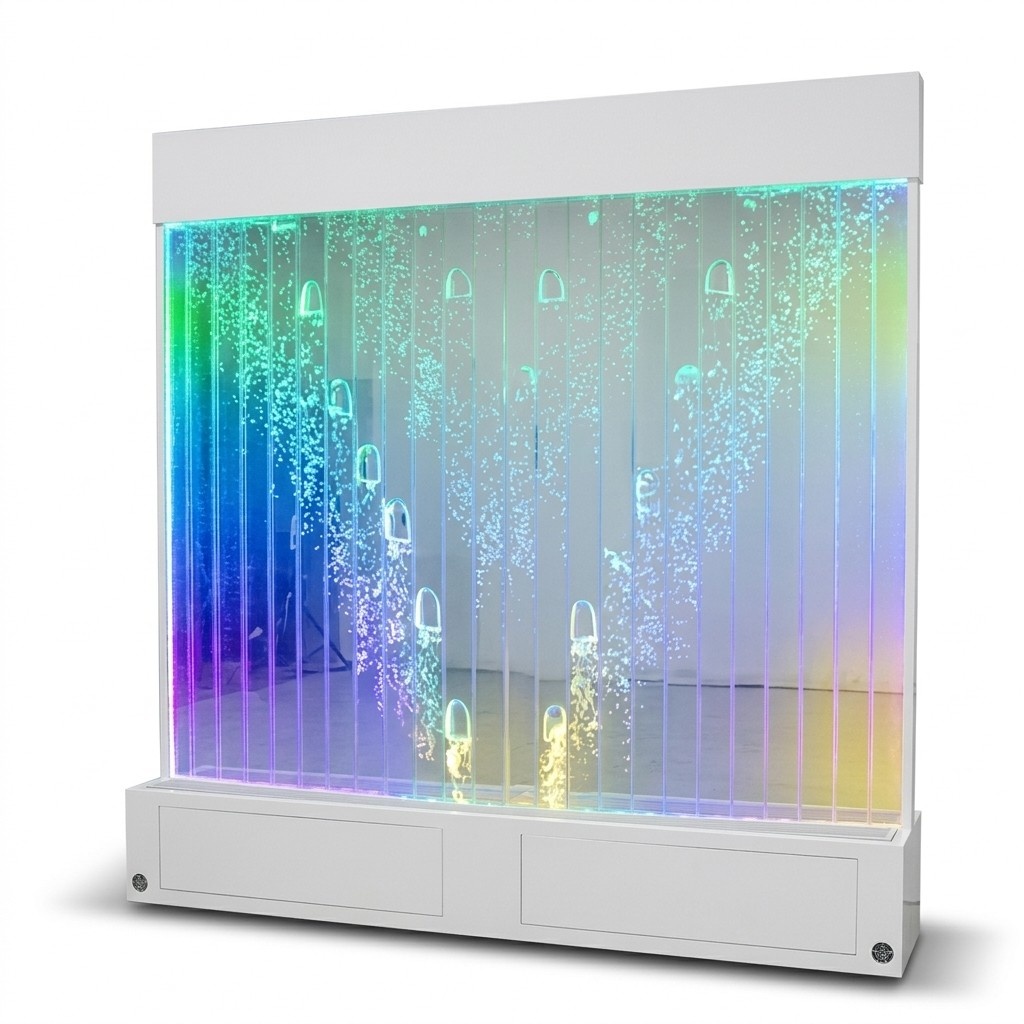 Wände LED Moderne Trennwand Wasser Wasserwand Beleuchtete Wand