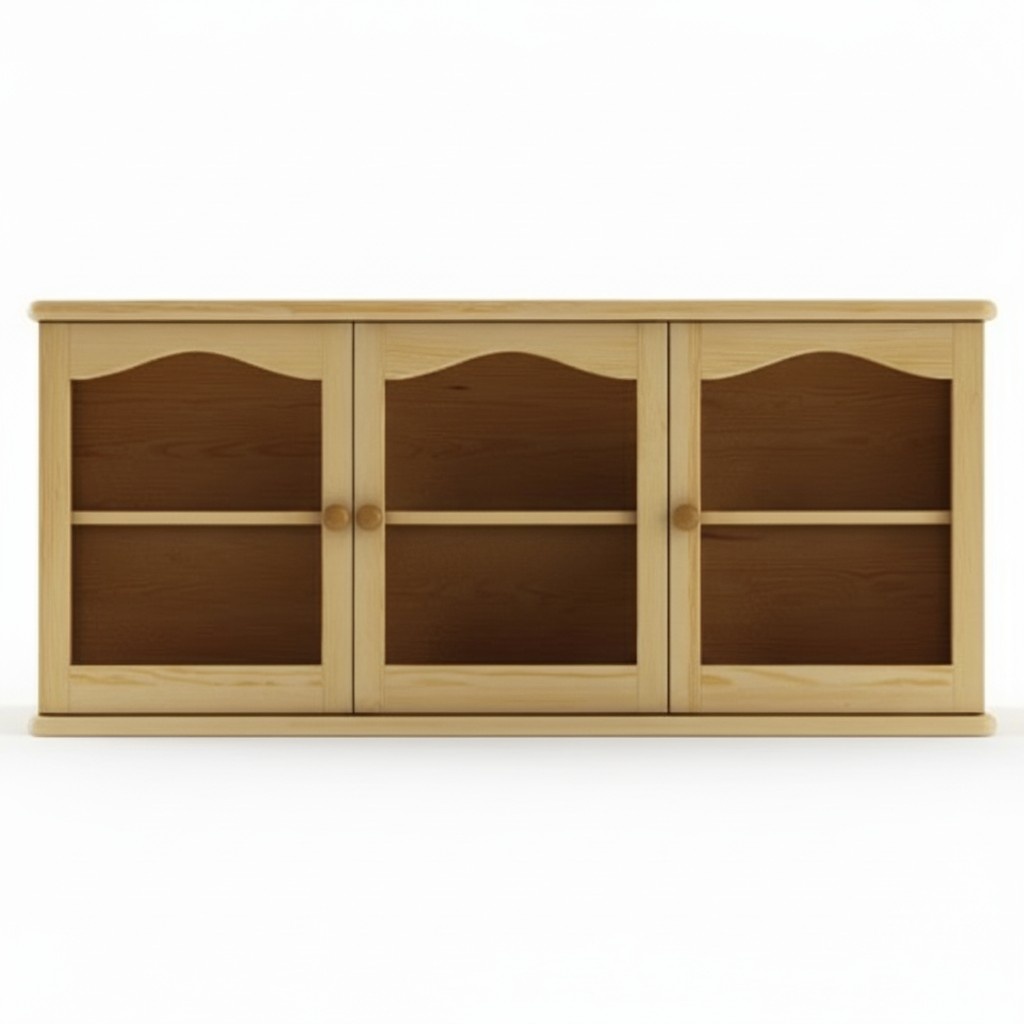Wandschrank Hängeschrank Ablageschrank Küche Bad Vollholz Möbel Echtholz Vitrine