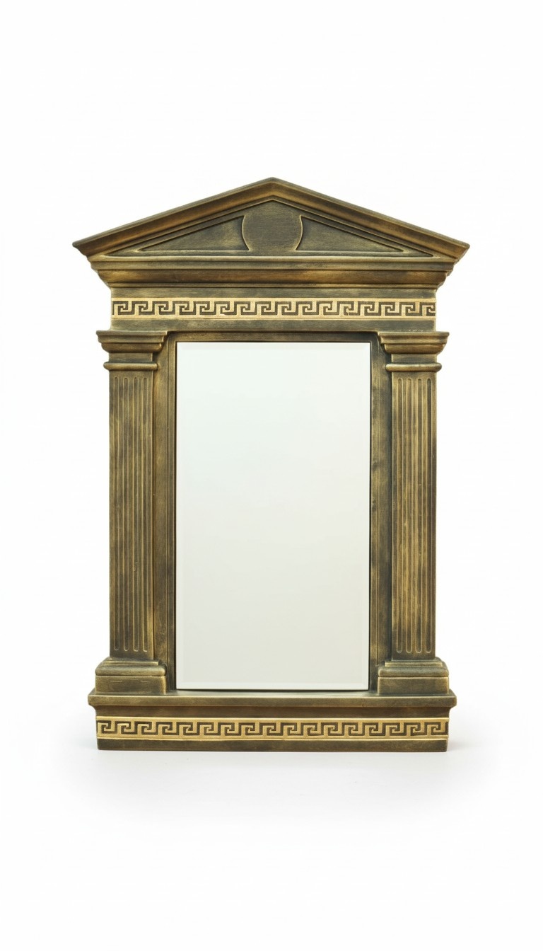 Wandspiegel Spiegel Bad Flur Design Salon Medusa Antik Stil Dekor Glas