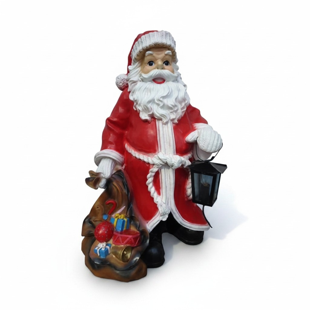 Weihnachtsmann Figur Statue Deko Figuren Deko Skulptur 75cm Winter