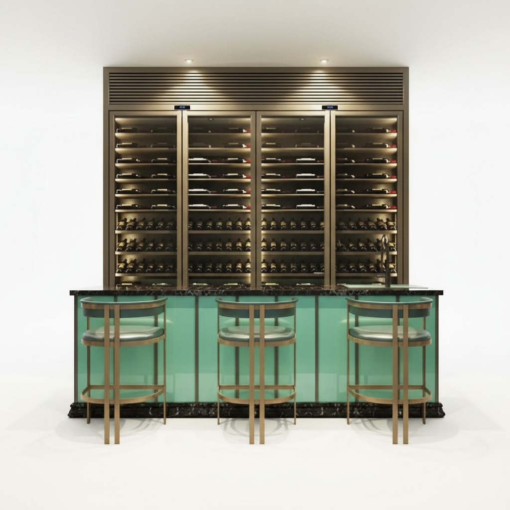 Weinarchiv Weinkühlschrank Weinablage Weinschrank Flaschenregal Weinmöbel