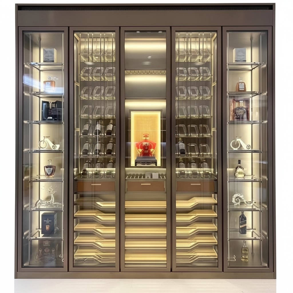 Weinschrank Weinkühlschrank Weinablage Weinmöbel Flaschenregal Weinlagergerät