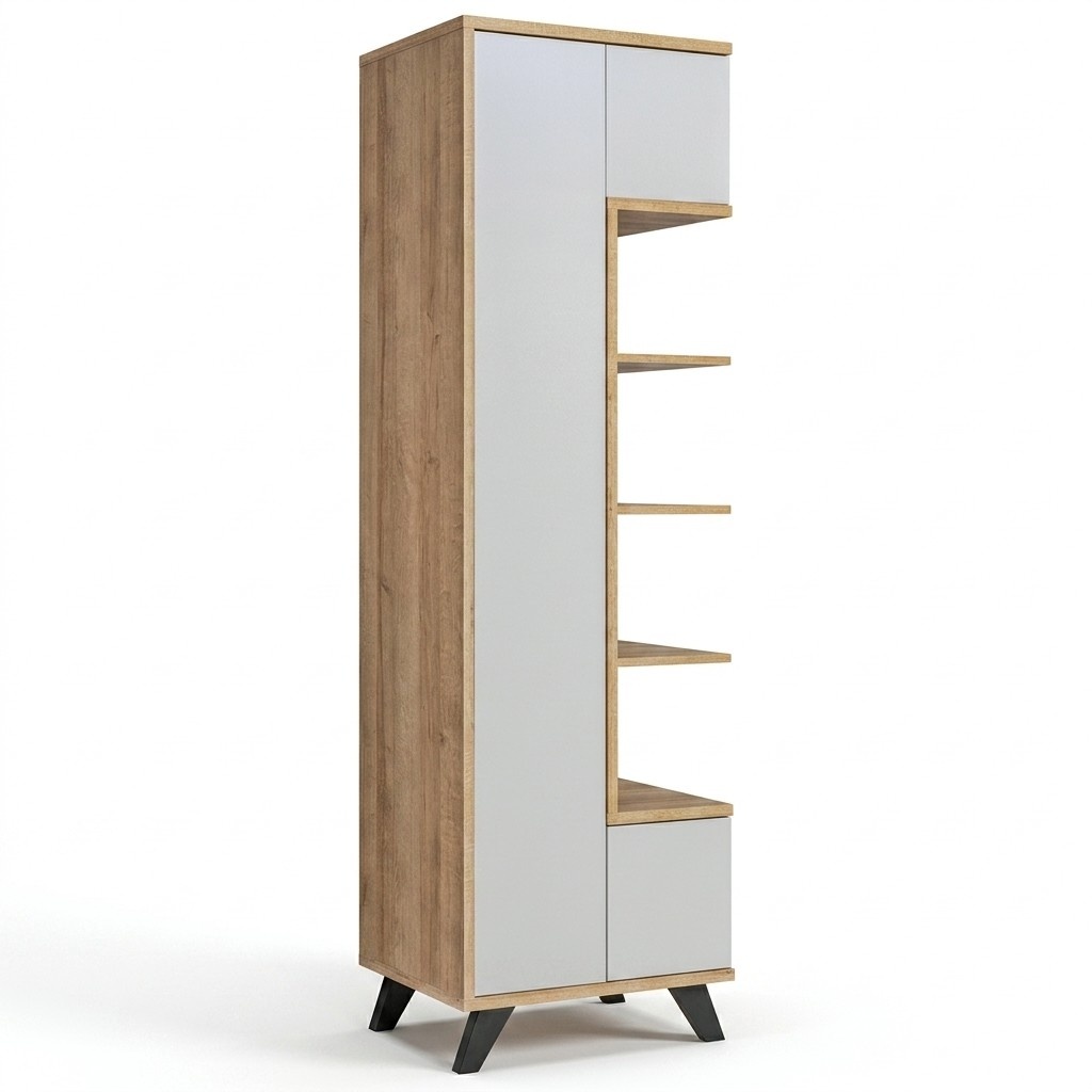 Beige Bücherregal Wohnzimmer Luxus Bücherschrank Möbel Regal Holz Design