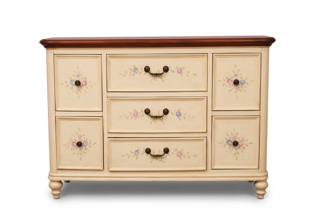 Weiß Design Wohnzimmer Kommode Sideboard Anrichte Kommoden Schrank
