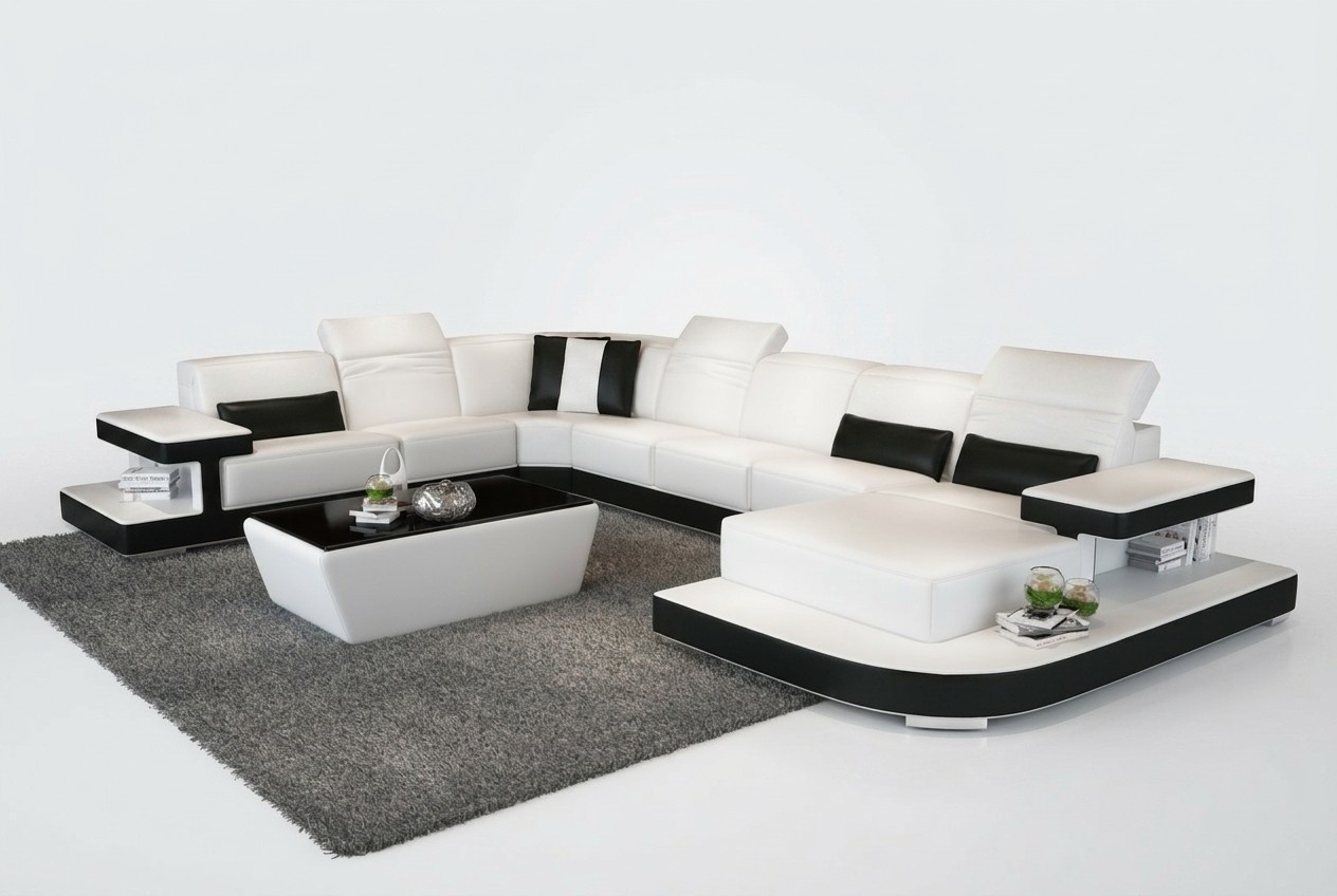 Wohnlandschaft Eckgarnitur Ecksofa Polster Garnitur Sofas Couchen neu