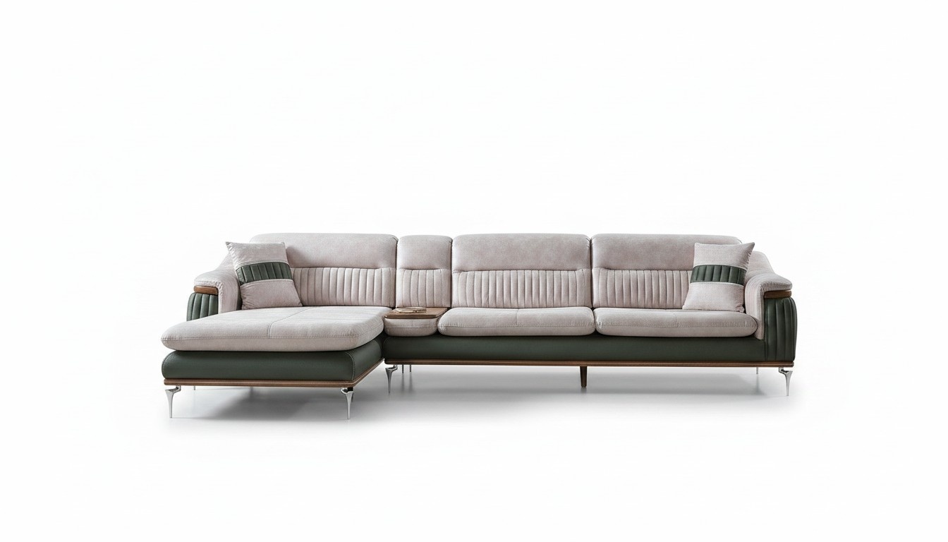 Wohnlandschaft Ecksofa L-Form Couch Sitz Sofa Möbel Sofas modern