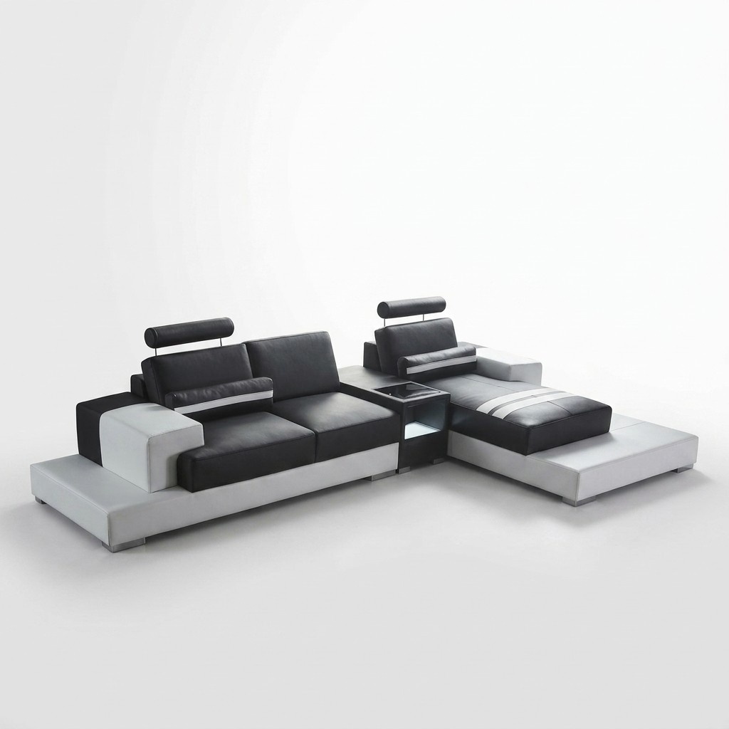 Wohnlandschaft Ecksofa Sofa Couch Polster Leder Eck Sofas Garnitur