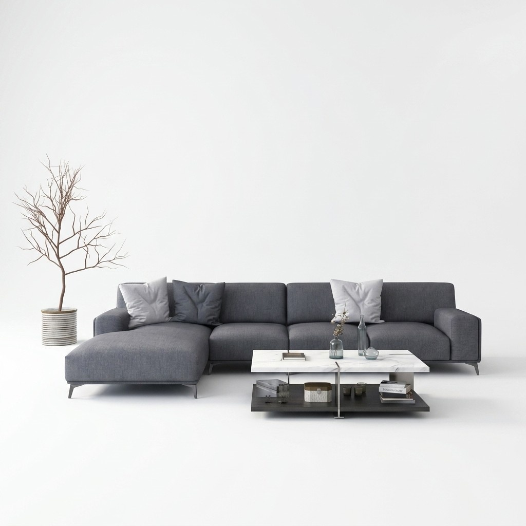 Wohnlandschaft L-Form Ecksofa Leder Couch Design Polster Garnitur Sofa