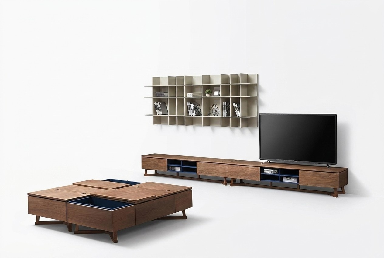 Wohnwand Schrank Moderne Design RTV Kommode Schränke