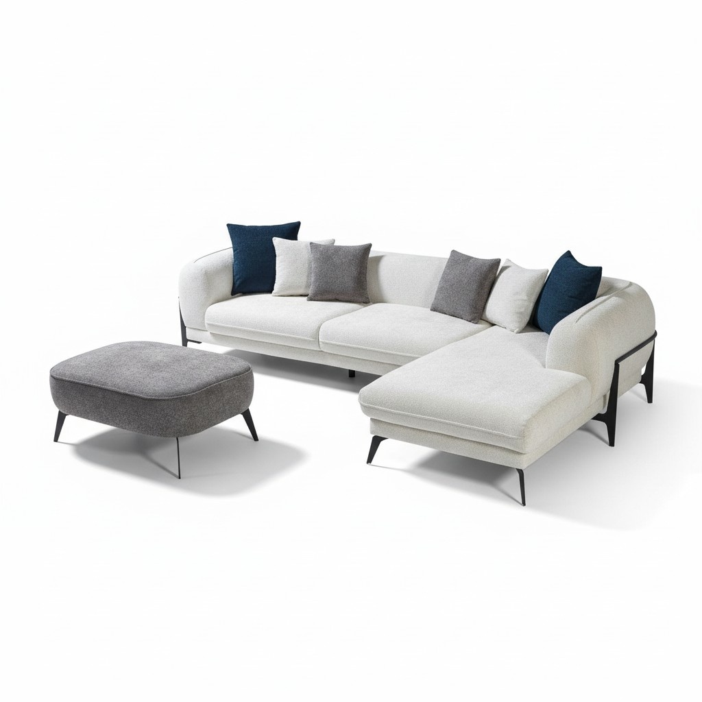 Wohnzimmer Ecksofa L-Form Polstersofas Luxus Modern Möbel Sofa Couch