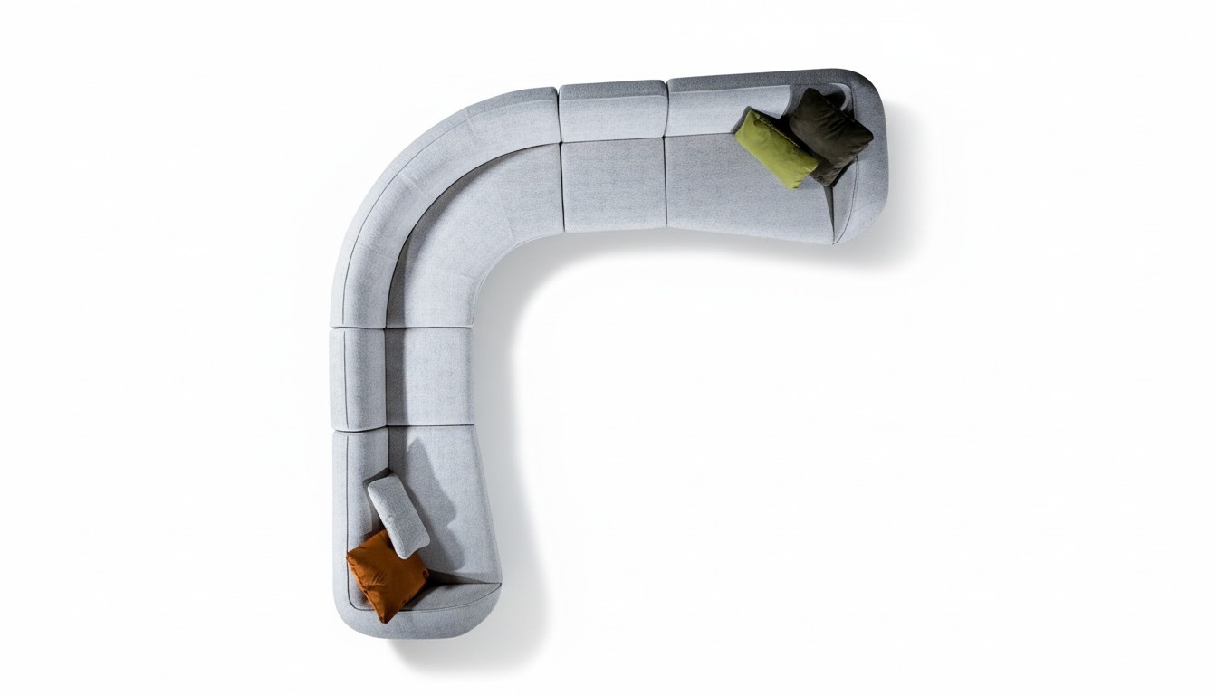 Wohnzimmer Ecksofa Luxus L-Form Sofa Moderne Sitzecke Loungesitzgruppe