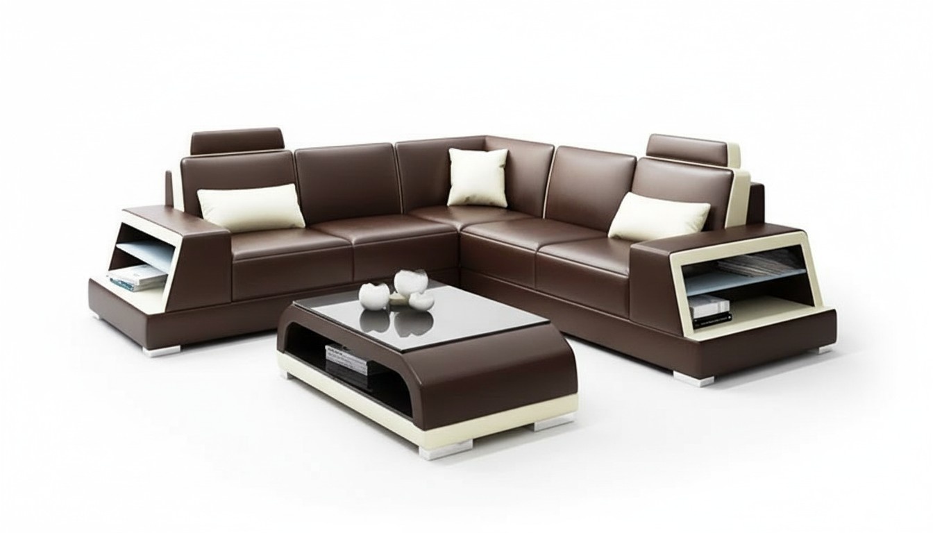 Wohnzimmer Ledersofa Ledercouch Ledersofas Couch Garnituren Sofa Wohnlandschaft