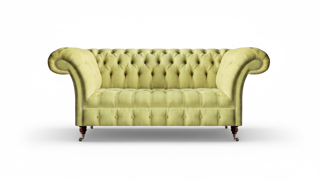 Wohnzimmer Luxus Polster Sofa Dreisitze Sitzmöbel Chesterfield Couch Neu Design