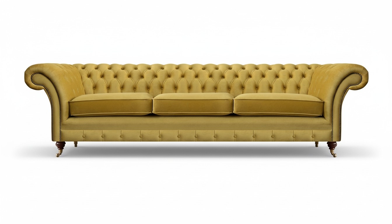 Wohnzimmer Neu Sofa Dreisitze Couch Chesterfield Einrichtung Polstermöbel