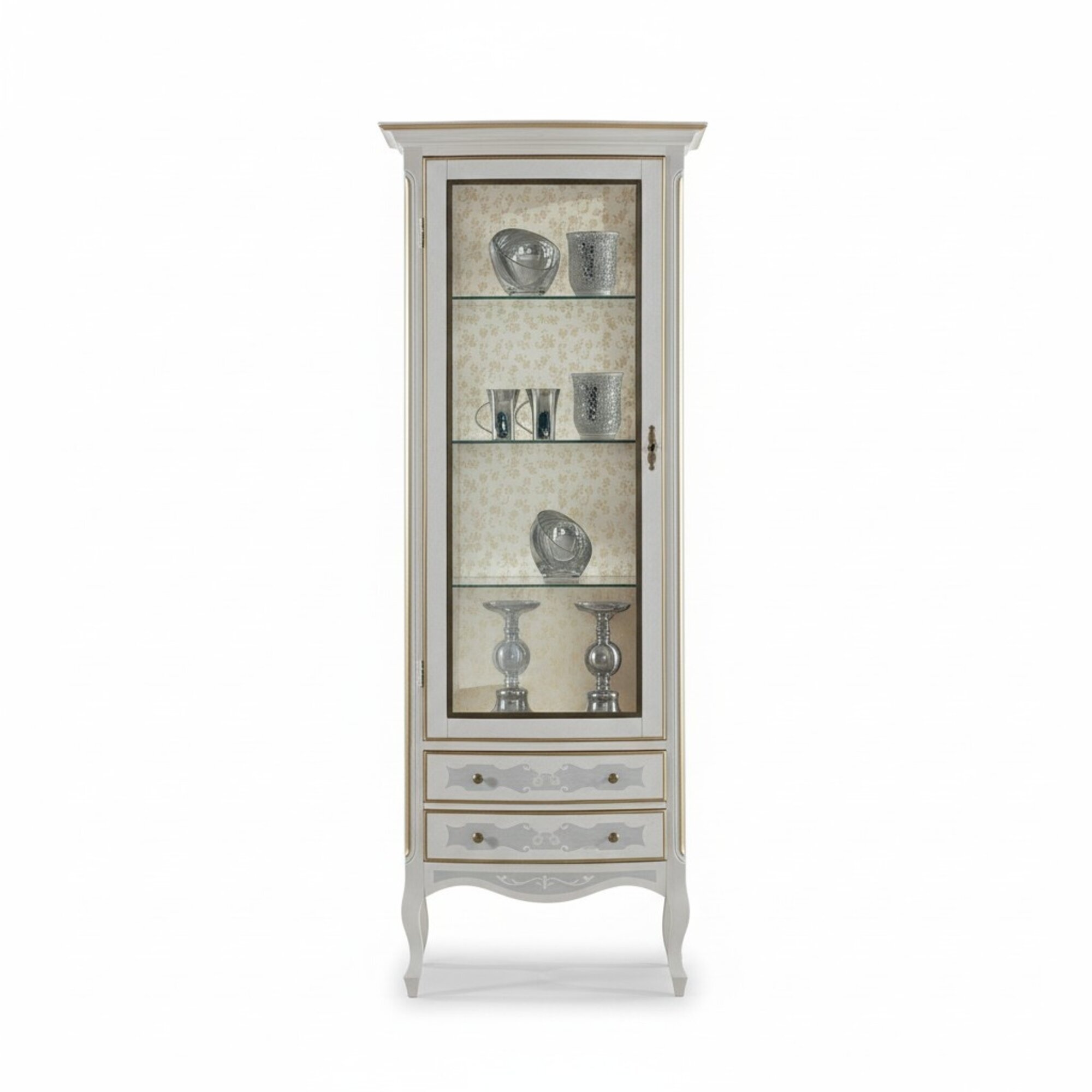 Wohnzimmer rtv Vitrine tv Sideboard Schrank Tisch Vitrinen Holz Möbel Set 3tlg