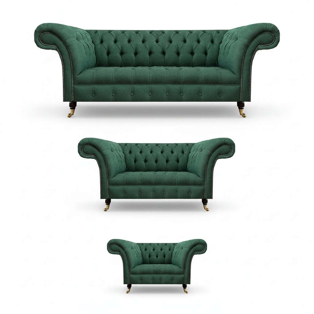 Wohnzimmer Set 3tlg Sofagarnitur Luxus Sofas Neu Polstermöbel Textil