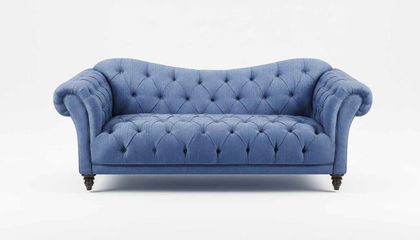 Wohnzimmer Sofa Zweisitzer Couch Chesterfield Designer Polstermöbel Neu